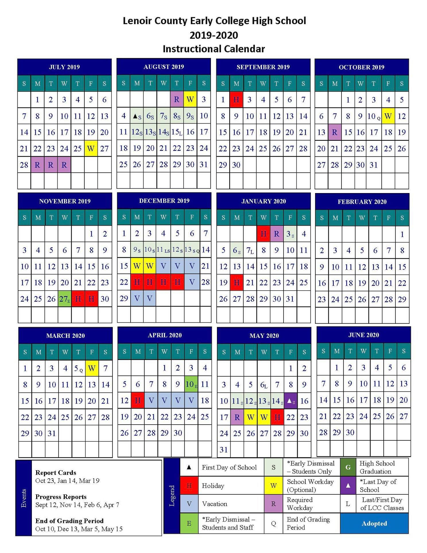 LCPS Calendar Approved For Next School Year To Give Students Earlier Start To Summer Neuse News