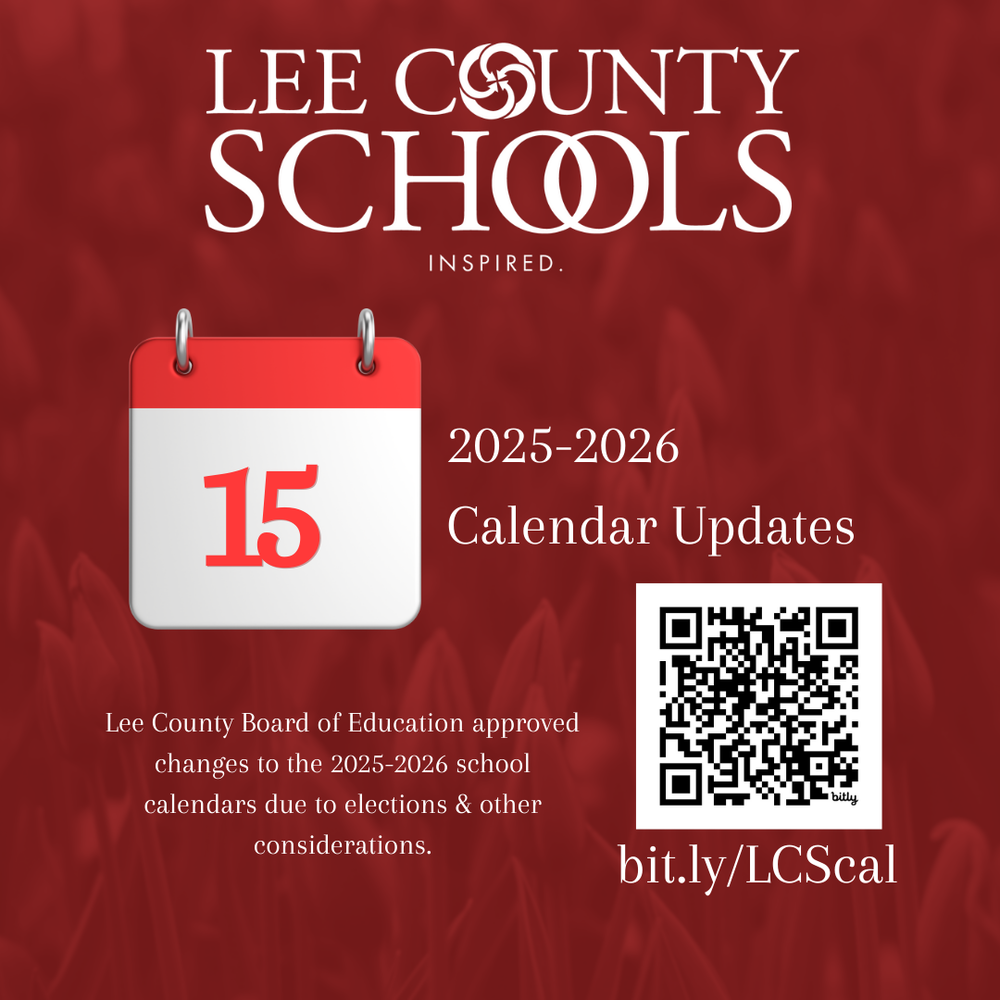 Lee County Board Of Education Approves Minor Changes To Previously Approved 2025 2026 Academic Calendars Tramway Elementary School Lee County Board Of Education Approves Minor Changes To Previously Approved 2025 2026 Academic Calendars Tramway Elementary School