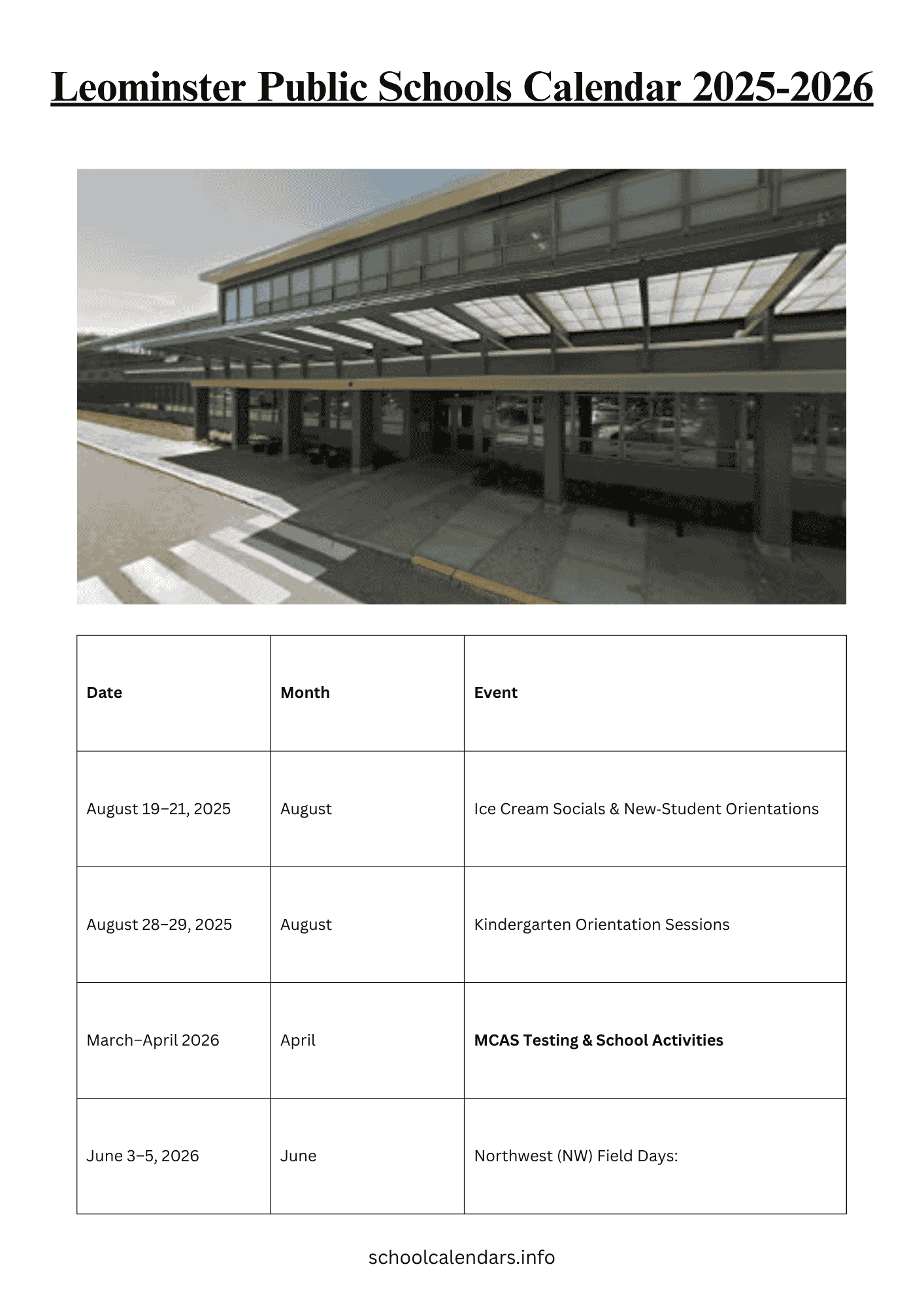 pg county schools calendar