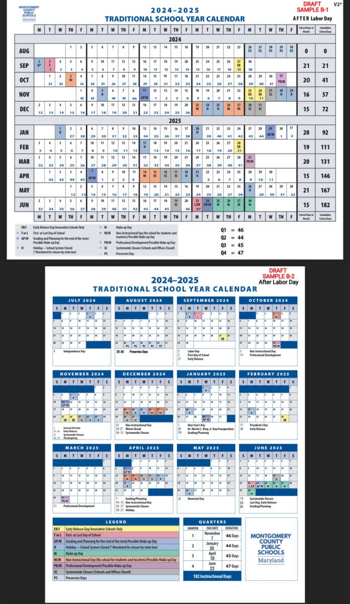 MCPS Is Asking For Feedback On Two Calendar Options For The 2024 2025 Calendar The MoCo Show