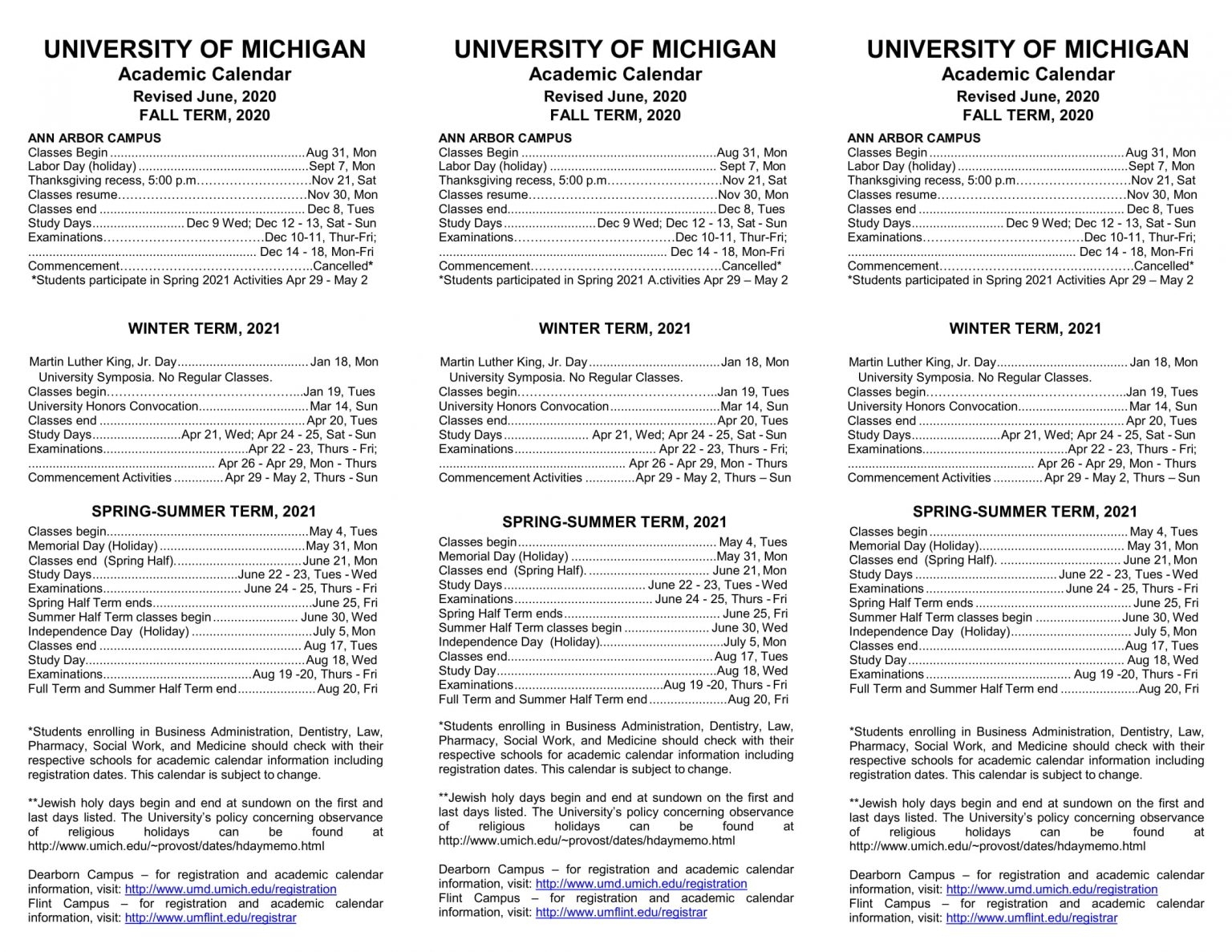 Michigan State Academic Calendar Calendar Planning Tips