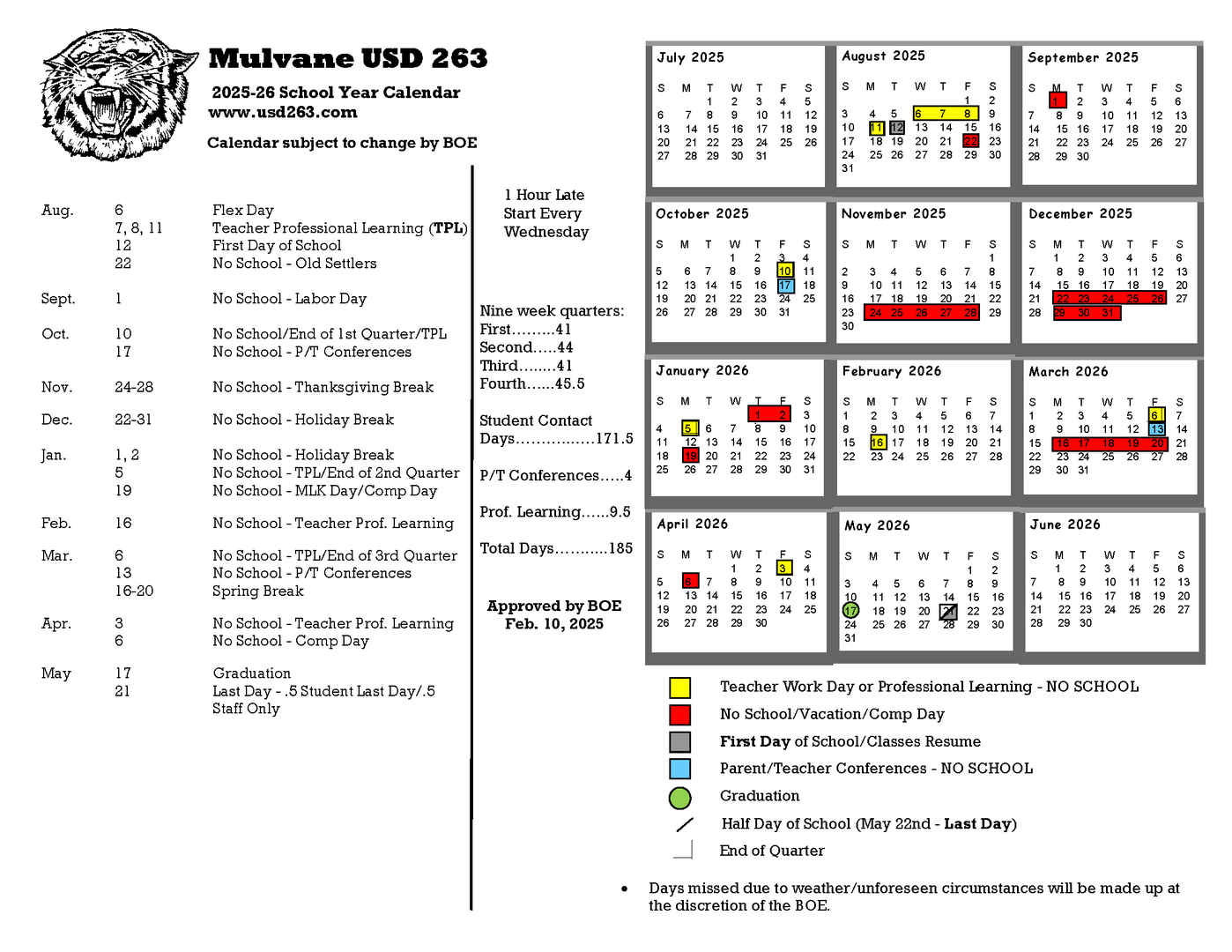 moore public schools calendar
