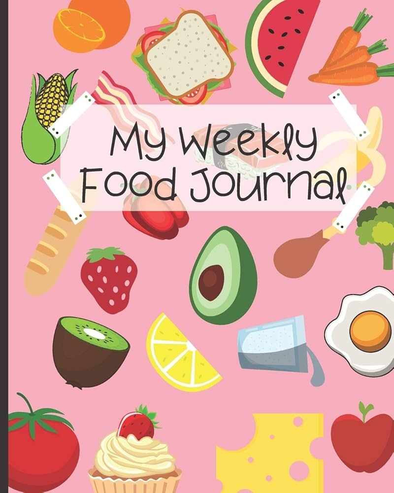 My Weekly Food Journal Weekly Food Planner For Kids Kids Food Journal Daily Nutrition Food Workbook Meal Planner Healthy Eating Kids Journal For Boys Girls In PINK Kids Food Journals 