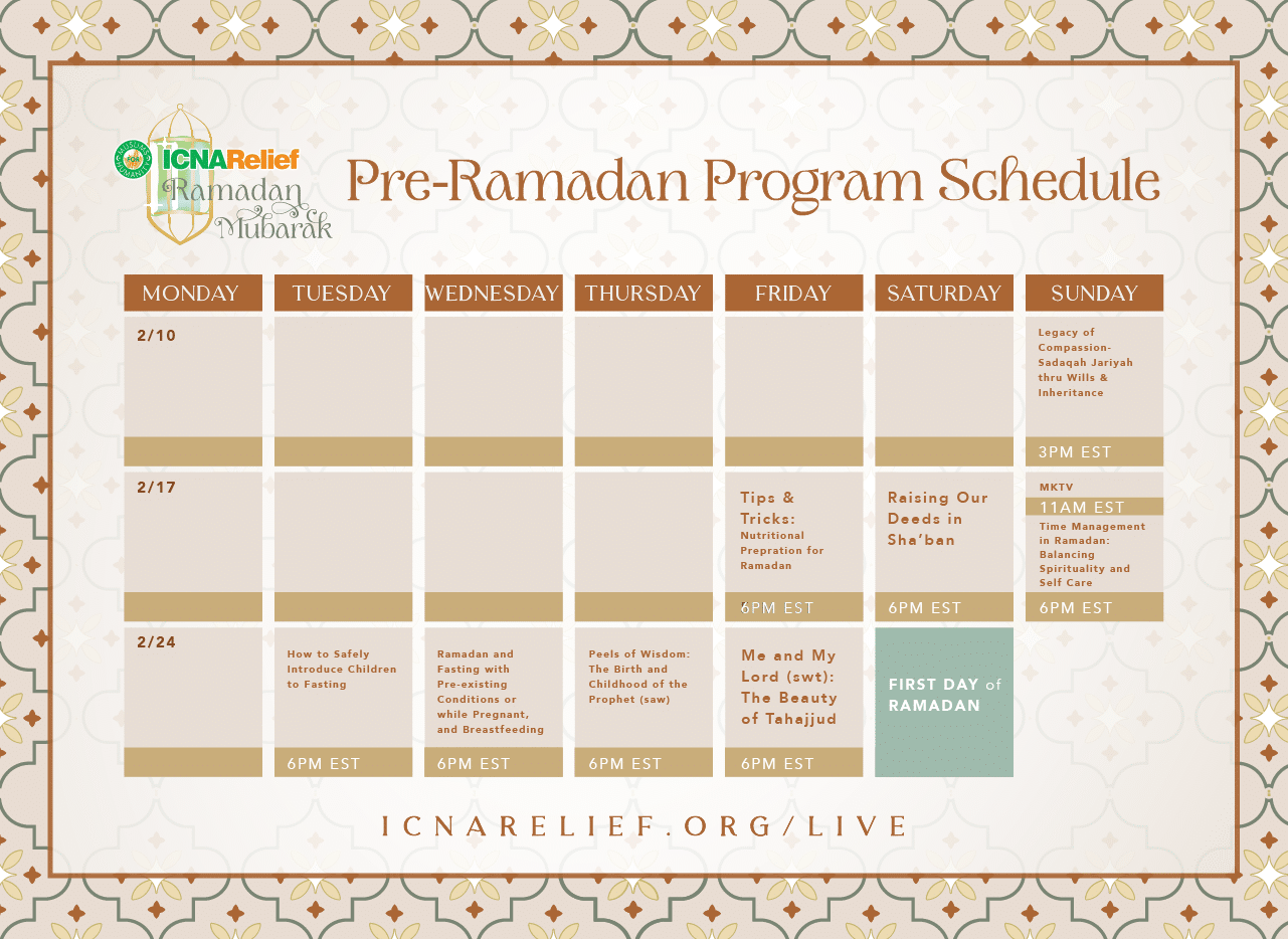 Ramadan ICNA Relief USA