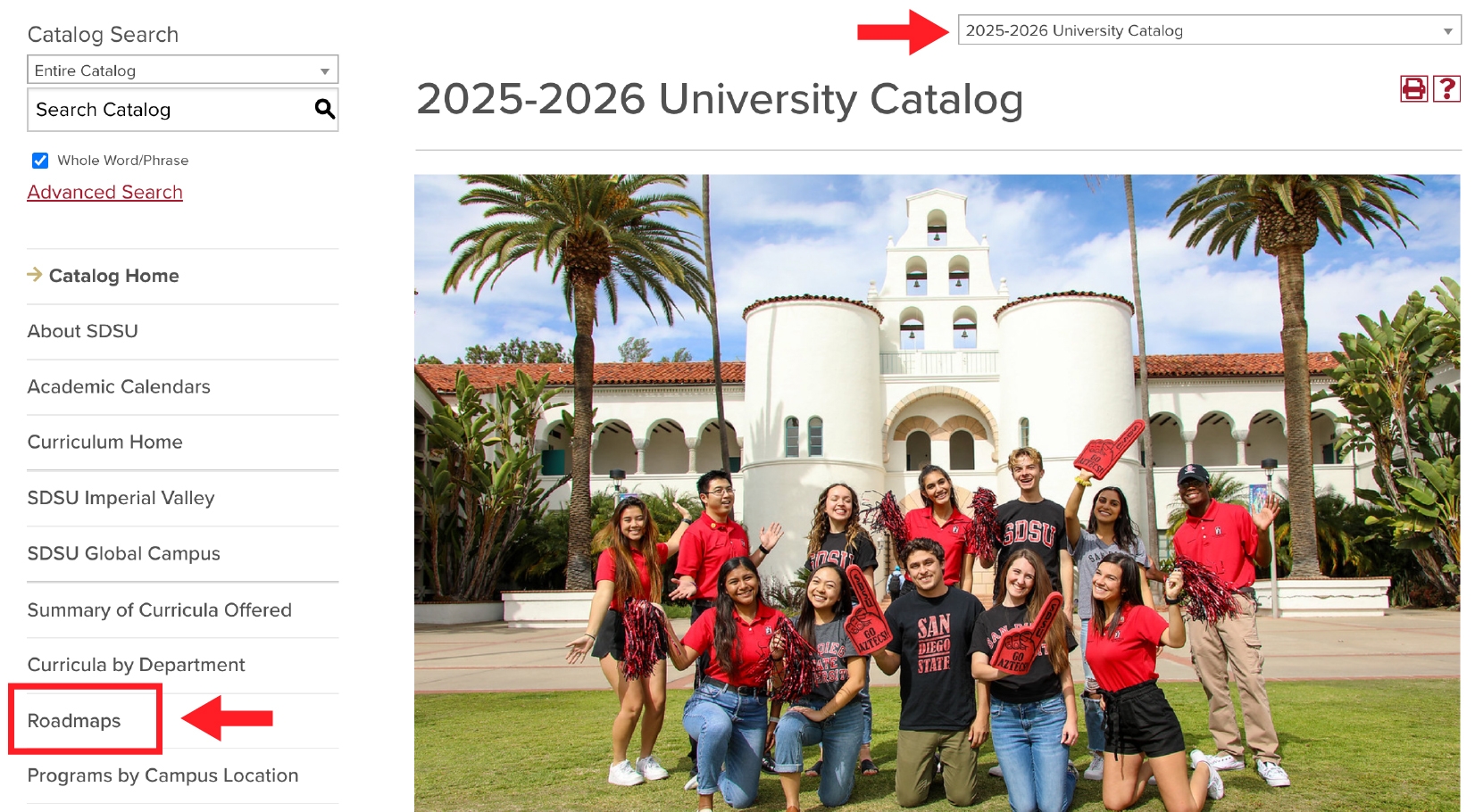 Roadmap Office Of The Registrar SDSU