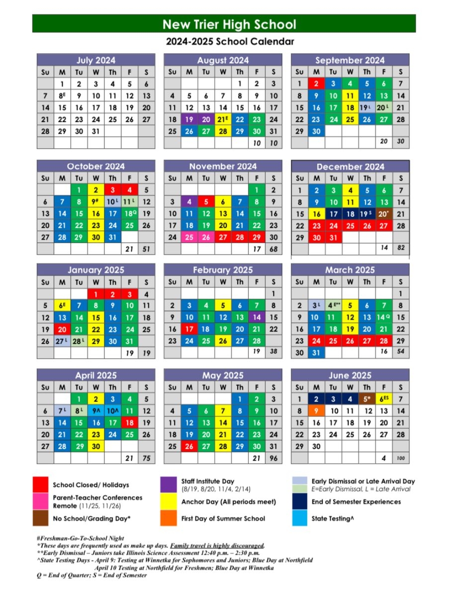 School Board Approves 2024 2025 School Year Calendar New Trier News
