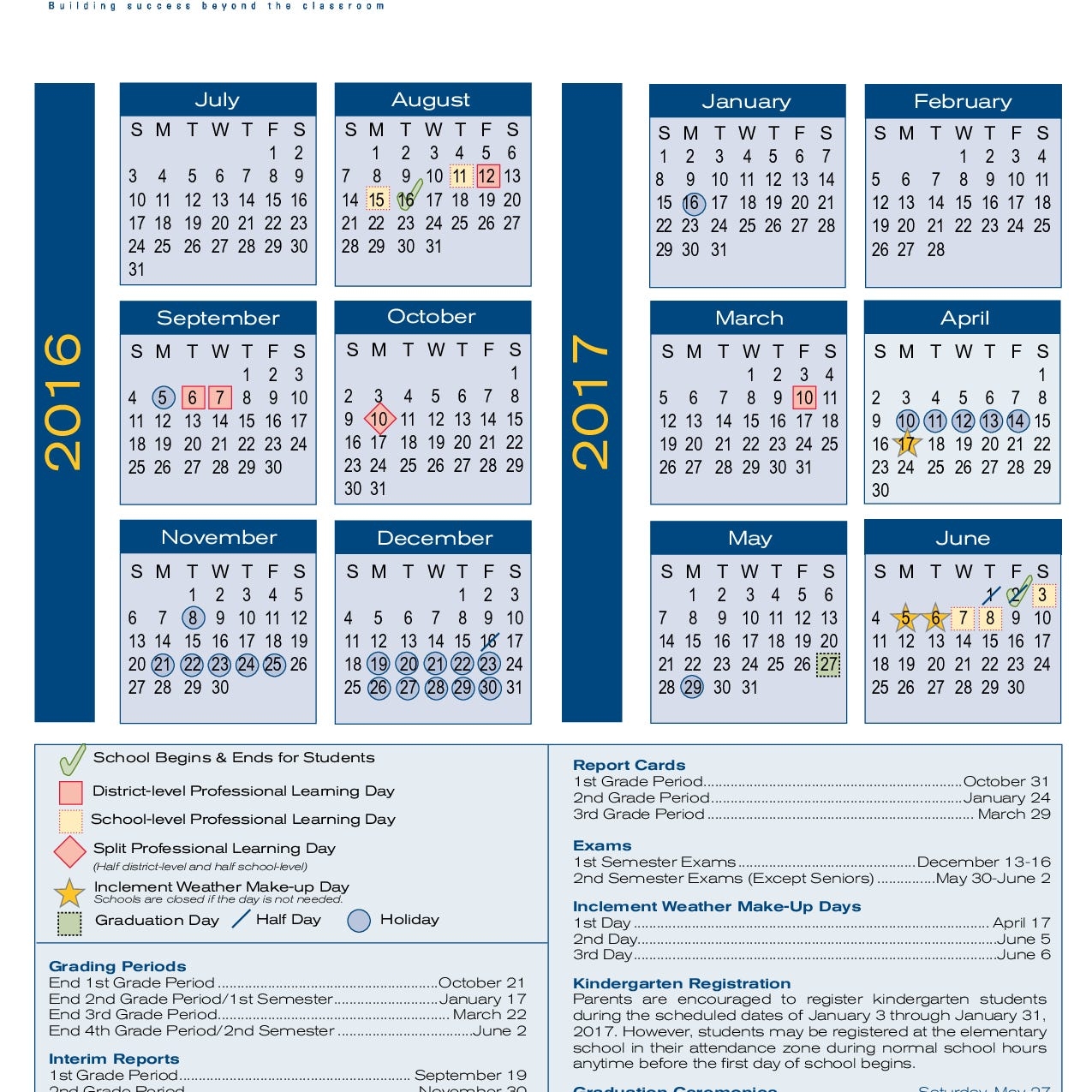 School Board Revises Pickens County Schools Calendar For 2016 17