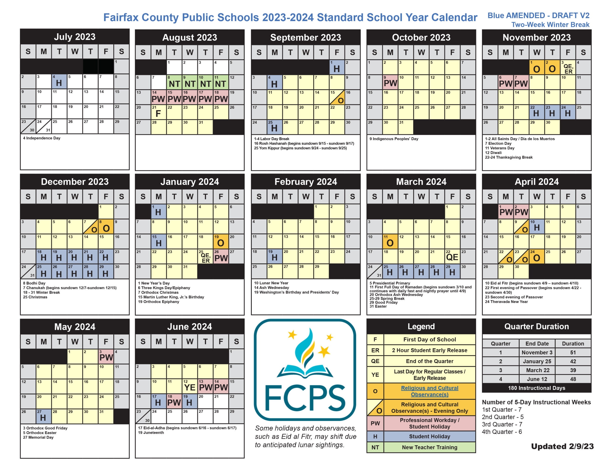 School Calendar Set In Fairfax Co But Not One Parents Saw