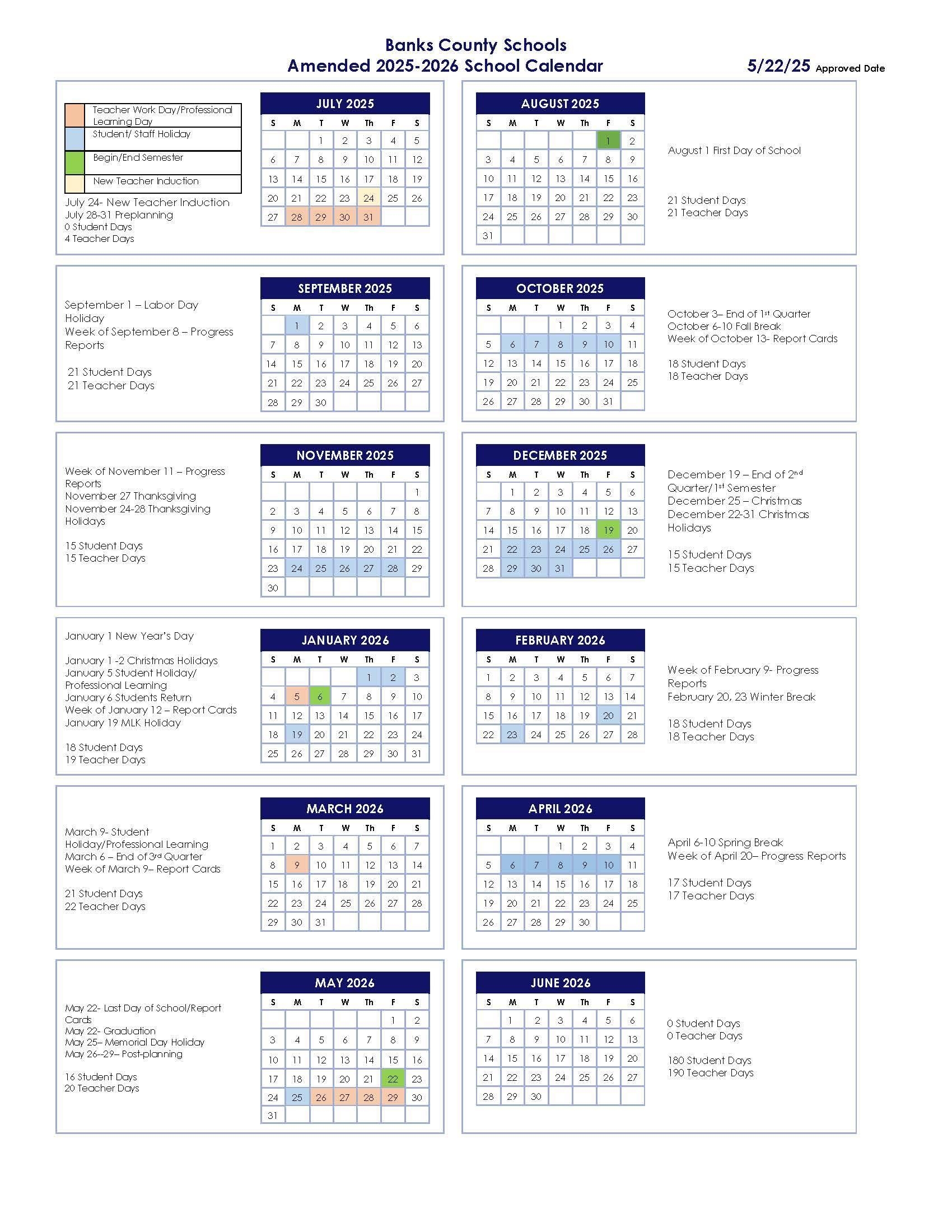 walton county schools calendar