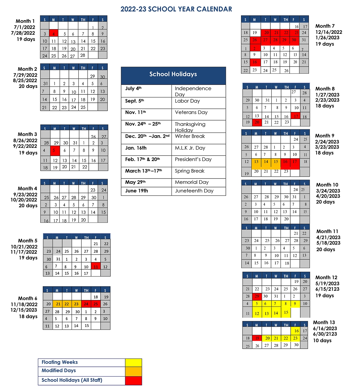 School Schedule