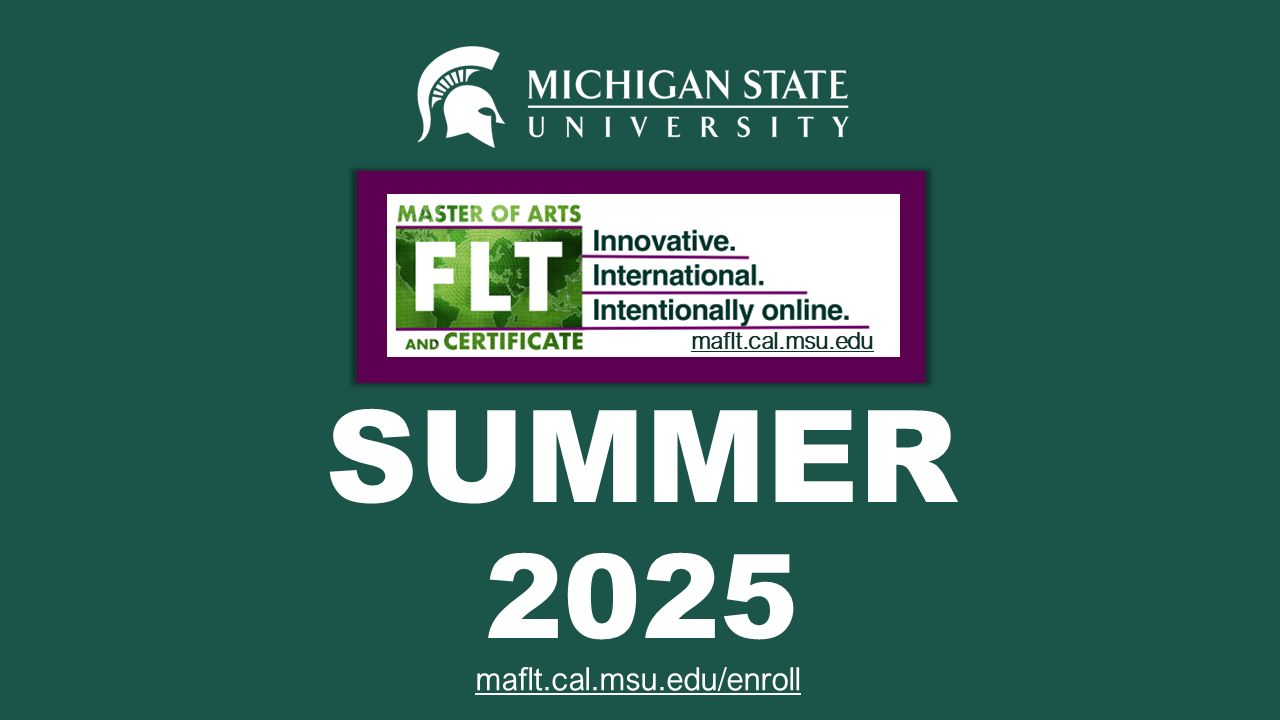 Spring 2025 Semester Master Of Arts In Foreign Language Teaching