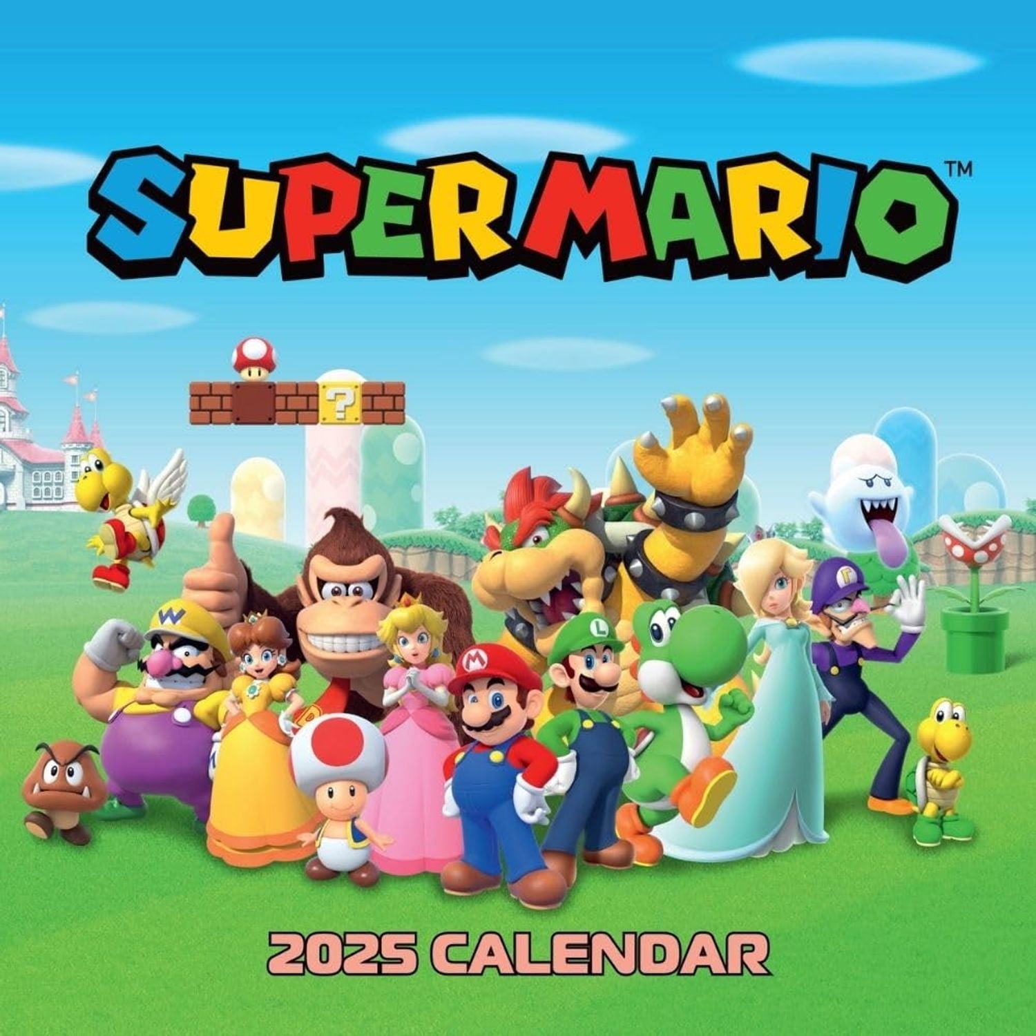 Super Mario calendar 2025