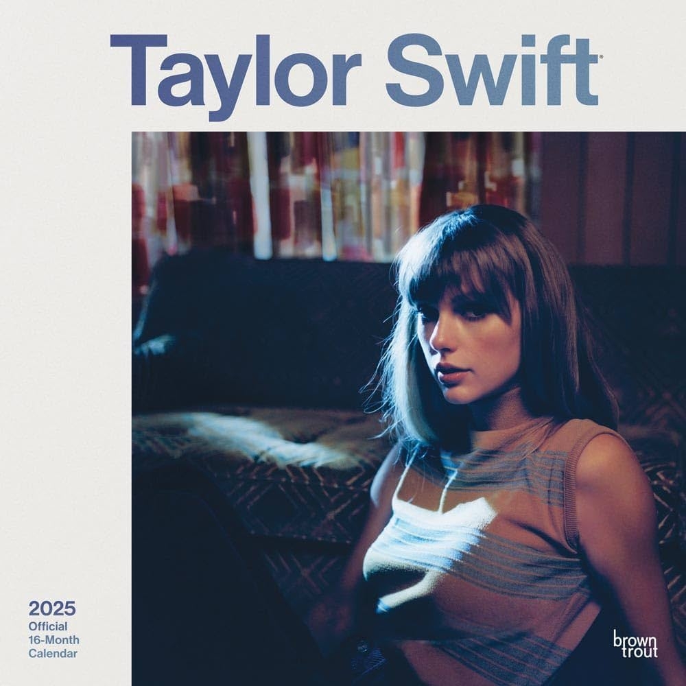 Taylor Swift OFFICIAL 2025 12 X 24 Inch Monthly Square Wall Calendar Plastic Free BrownTrout Music Pop Singer Songwriter Celebrity BrownTrout BrownTrout Publishers Inc Taylor Swift 0097815796334 Amazon Books