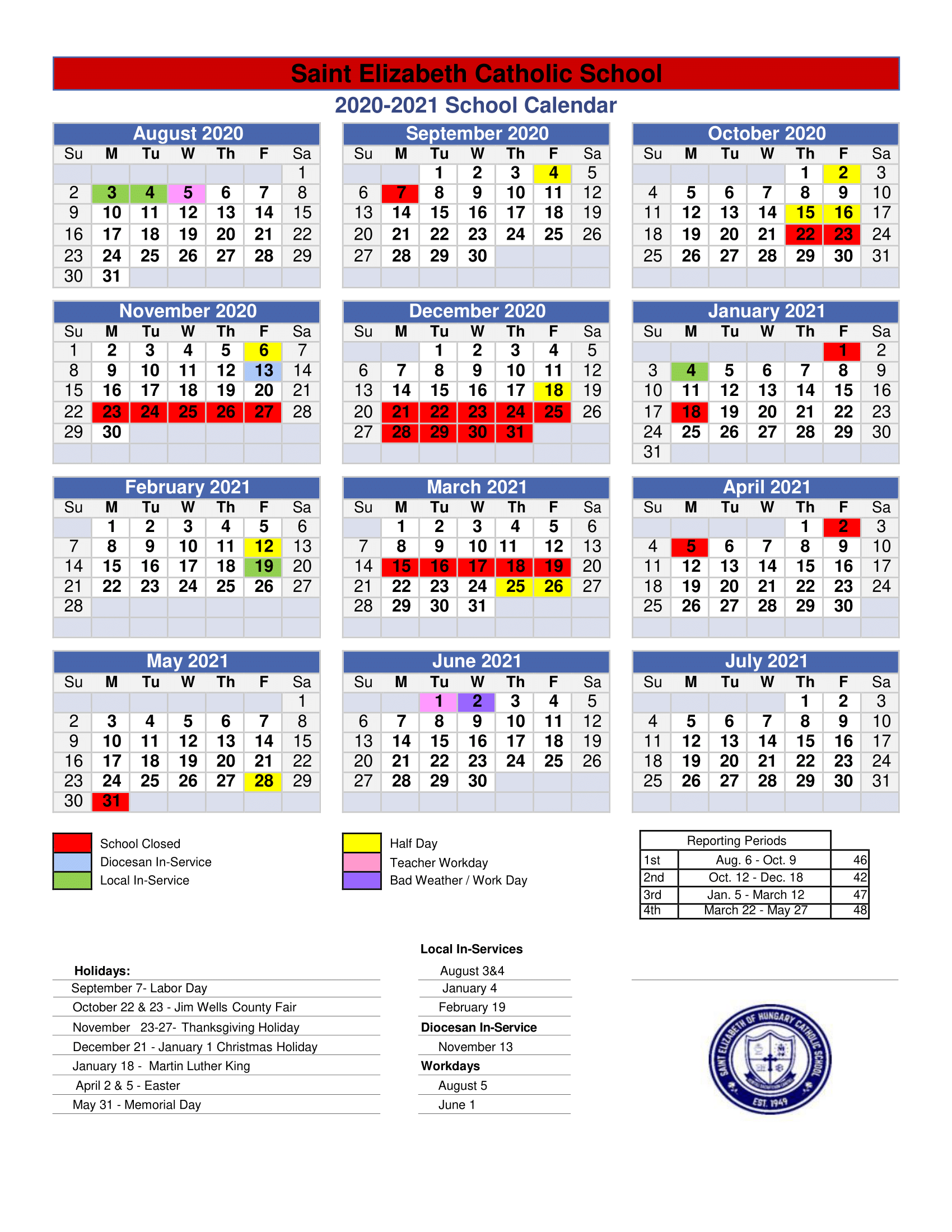 Texas Christian University Academic Calendar