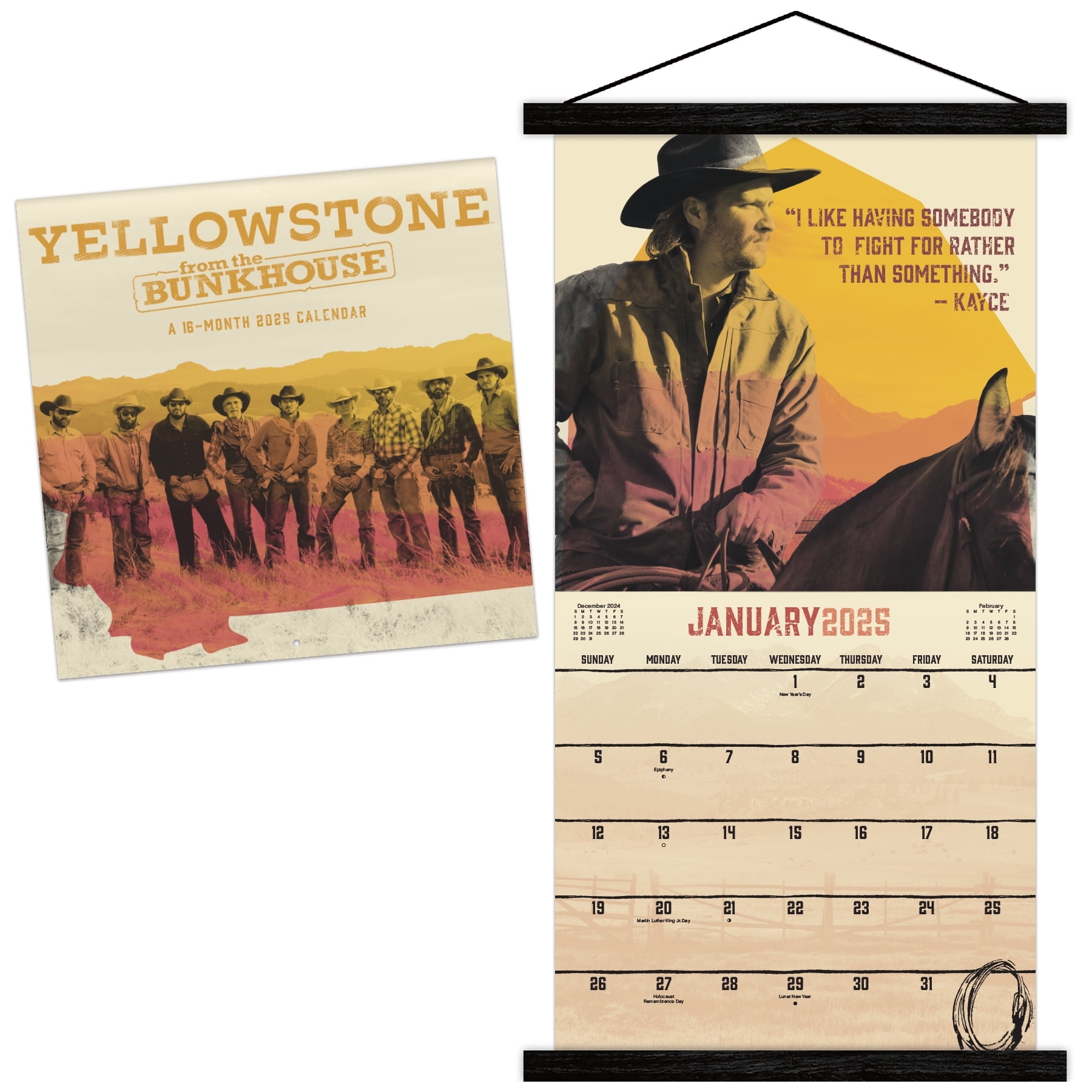 Yellowstone calendar 2025