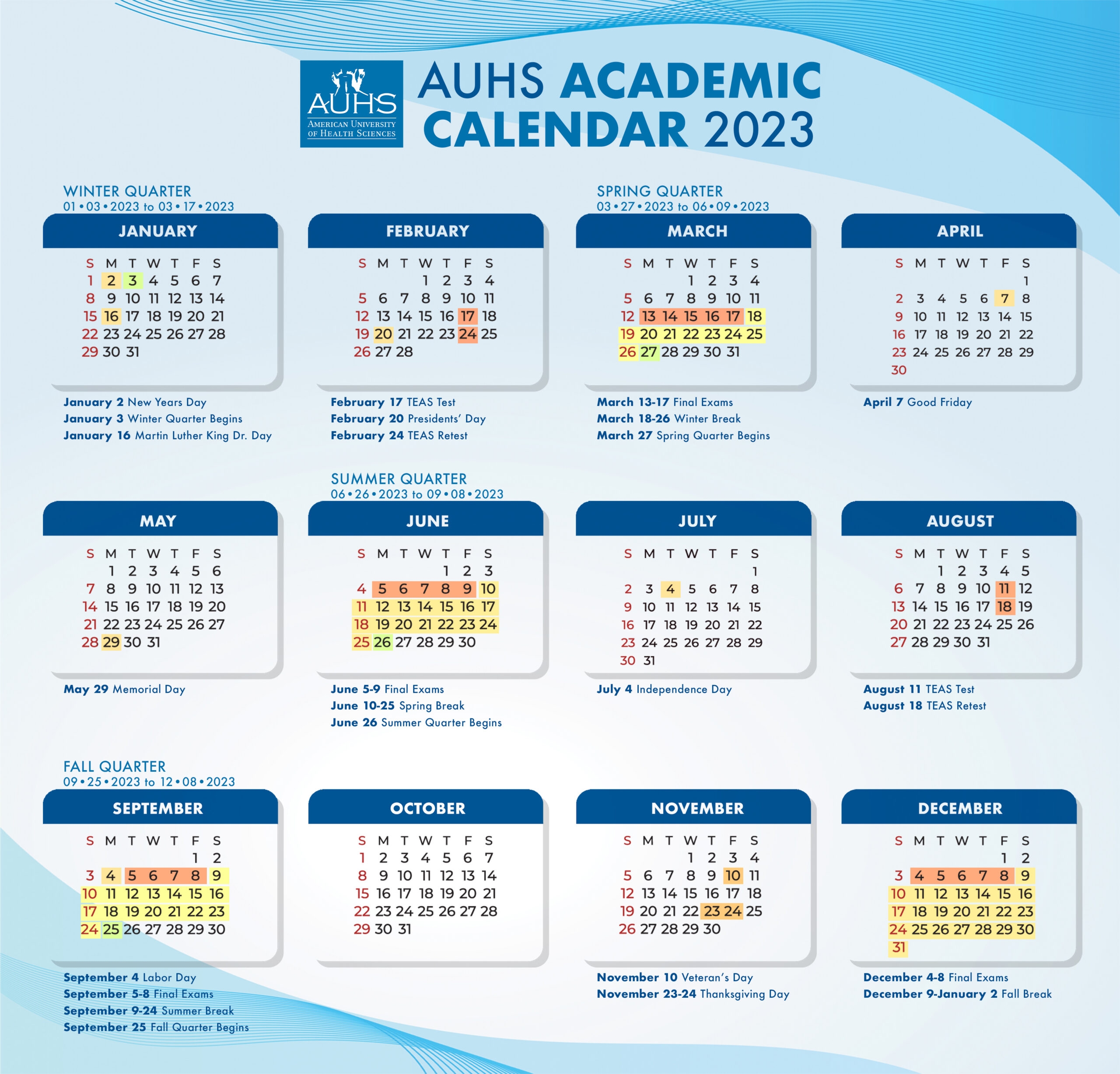 Uci Law Academic Calendar