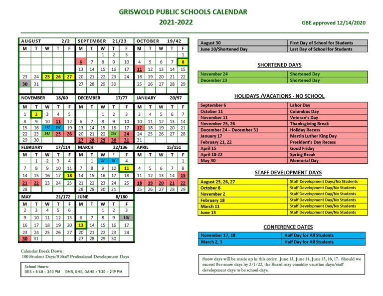 Uconn Law Calendar