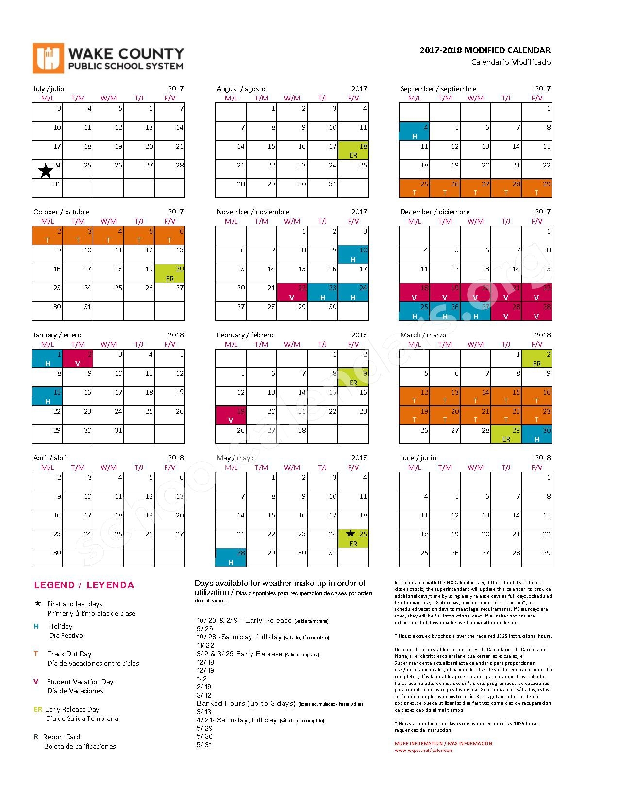 Wake County Calendar 2022 23 Printable Word Searches