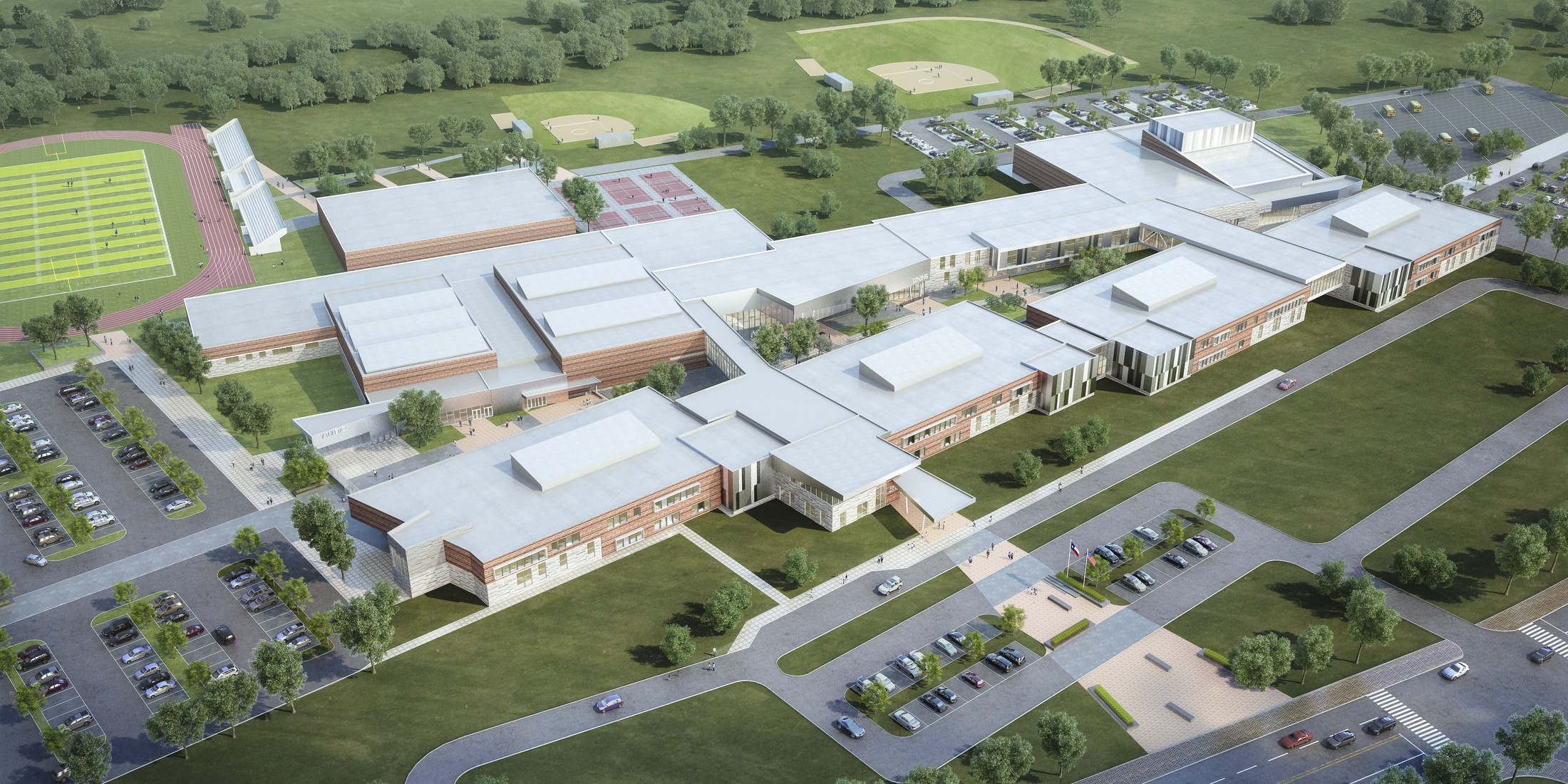 Construction Begins On Fort Bend ISD High School In Texas DLR Group