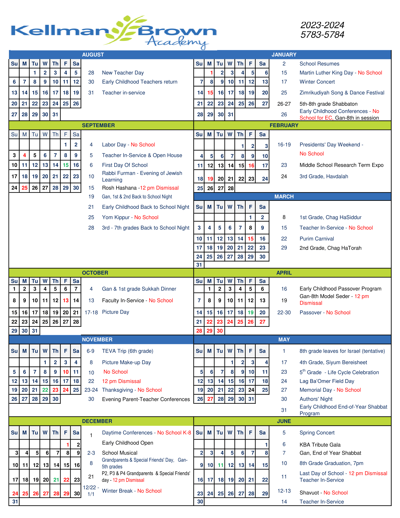 kansas city public schools calendar