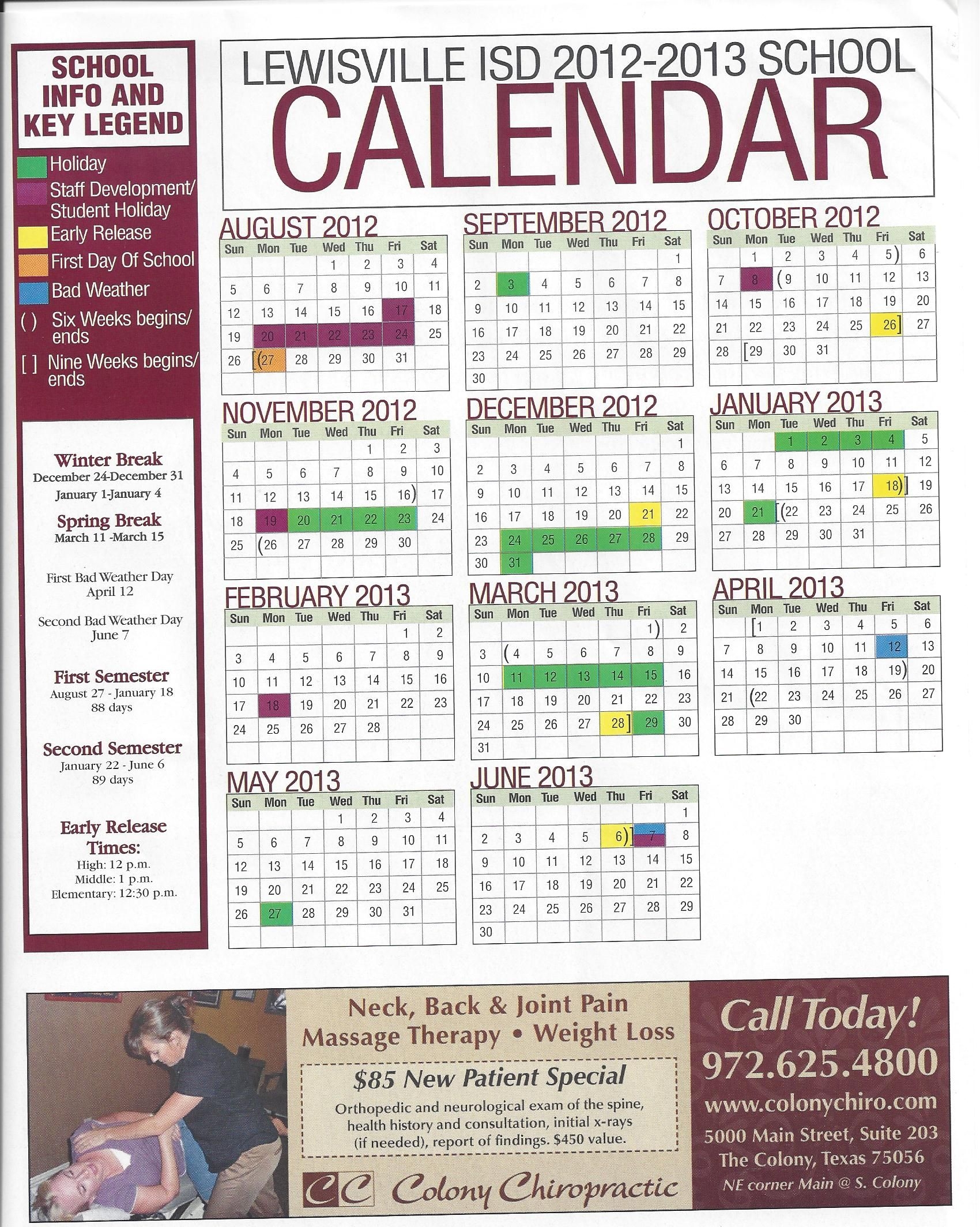Lewisville Isd Calendar