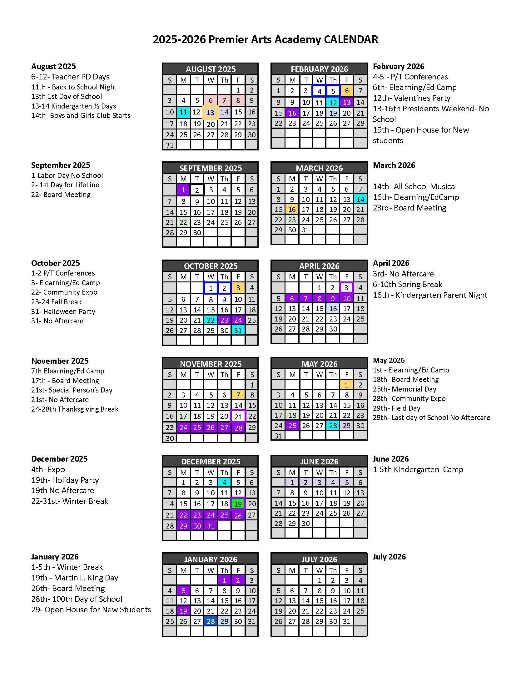 elkhart community schools calendar